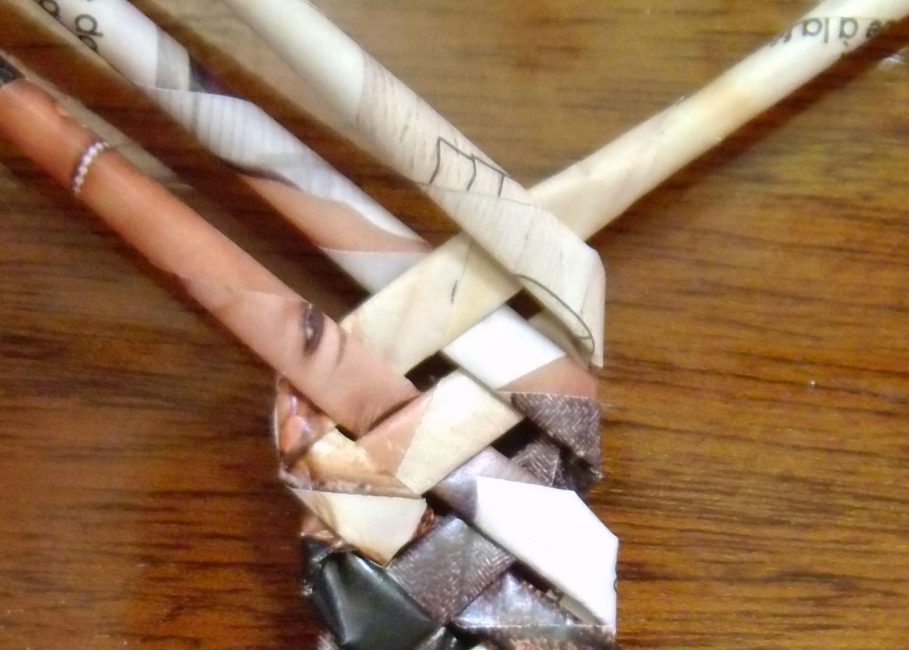 Техника плетения ручки