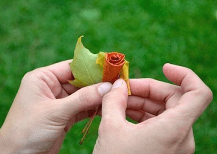 Интересные и красивые поделки из осенних листьев в садик и школу osennie podelki iz listev 64