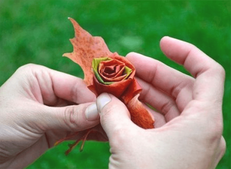 Интересные и красивые поделки из осенних листьев в садик и школу osennie podelki iz listev 65