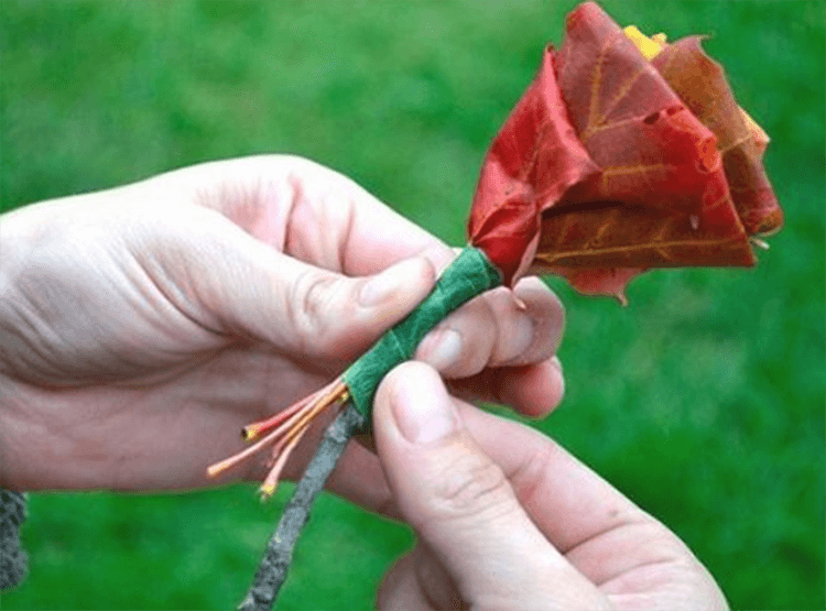 Интересные и красивые поделки из осенних листьев в садик и школу osennie podelki iz listev 66