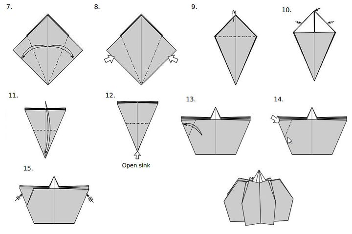 Мастер-класс по сборке модели оригами-тыквы от Джо Накашимы